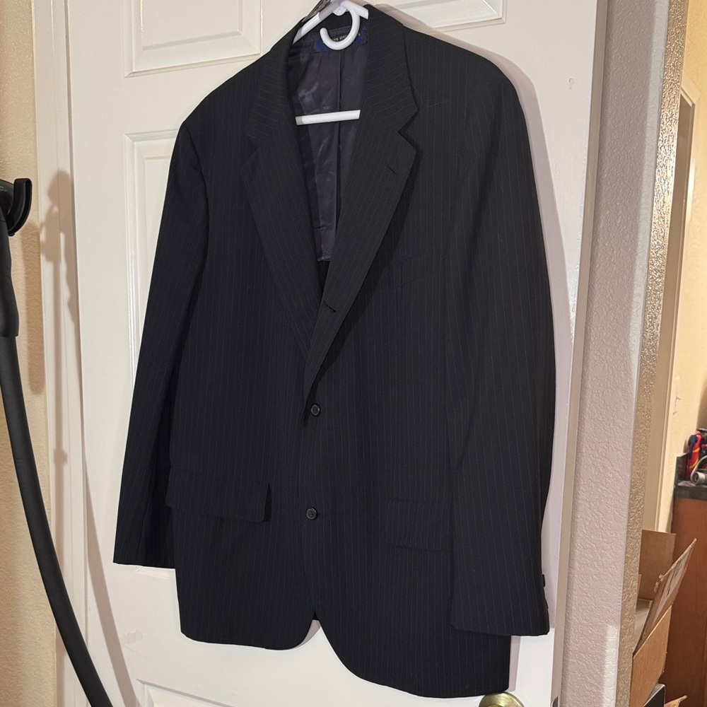 Brooks Brothers Charcoal Pinstripe Blazer
